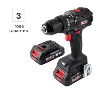 Дрель-шуруповерт аккумуляторная ударная бесщеточная Elitech HD CD20ISL2 E2201.041.01, 20 В Li-ion 2x2 Ач