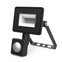 Прожектор светодиодный уличный Gauss 10 Вт 6500К IP65 с датчиком движения и освещенности холодный белый свет