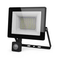 Прожектор светодиодный уличный Gauss 50 Вт 6500К IP65 с датчиком движения и освещенности холодный белый свет