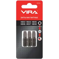 Набор бит магнитных Vira 303244, 6 шт.