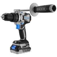 Дрель-шуруповерт аккумуляторная ударная бесщеточная Deko ZKCD20VPRO, 20 В Li-ion 2x3 Ач