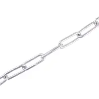 Цепь 4 мм длинное звено 10 м сталь оцинкованная