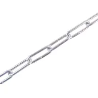 Цепь 5 мм длинное звено 10 м сталь оцинкованная