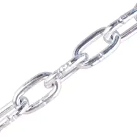 Цепь 6 мм короткое звено 2.5 м сталь оцинкованная