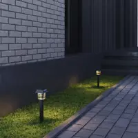 Светильник в грунт Kreaforta Erie на солнечных батареях IP44 цвет черный