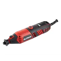 Гравер сетевой Elitech МПШ 0170Э, 170 Вт, с набором насадок