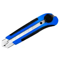 Нож строительный Vertextools 0044-01-25 пластиковый корпус сегментарное лезвие 215 мм