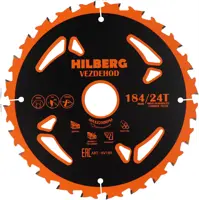 Диск пильный по дереву Hilberg HV189 24Т 184x30x1.65 мм
