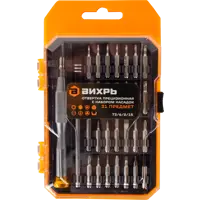 Отвертка с набором бит Вихрь 73/6/2/15, 31 предмет