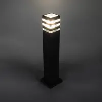 Фонарный столб уличный Smartbuy Square 60 см цвет черный