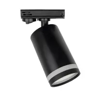 Трековый светильник спот светодиодный Jazzway 38 GU10 15 Вт однофазный 2 м² цвет черный