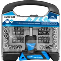 Отвертка с набором бит Vertextools 0033-44, 44 предмета