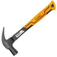 Молоток-гвоздодер Rage фиберглассовая ручка 560 г