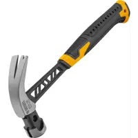 Молоток-гвоздодер Denzel 10466 фиберглассовая ручка 450 г