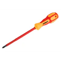 Отвертка крестовая диэлектрическая Rexant 12-4718 PH2x150 мм