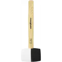 Киянка резиновая черно-белая Vertextools 10-53-450 450 г