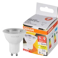 Лампа светодиодная Osram GU10 5 Вт теплый белый свет