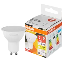 Лампа светодиодная Osram GU10 7 Вт теплый белый свет