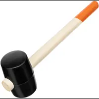 Киянка резиновая черная Sparta 111505 450 г