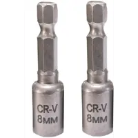 Бита торцевая Vira 8 мм, 2 шт.