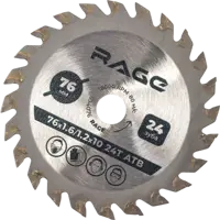 Диск пильный по дереву Rage 76x10x1.6 мм