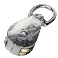 Блок одинарный со шкивом 3.5x40 мм сталь оцинкованная 1 шт.