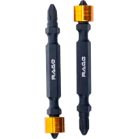 Бита магнитная двусторонняя с ограничителем Rage 554233 PH2x65 мм, 2 шт.