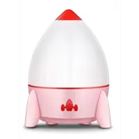 Ночник светодиодный в розетку Artstyle TL-960R Ракета с проекцией звездного неба и музыкой на батарейках розовый