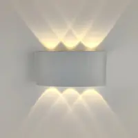 Настенный светильник светодиодный Estares Linza теплый белый свет цвет белый