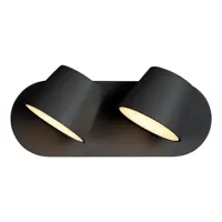 Спот поворотный светодиодный ILEDEX Flexin W1118-2AS BK теплый белый свет цвет черный