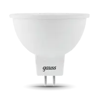 Набор ламп светодиодных Gauss GU10 7 Вт спот MR16 630 Лм 4100K нейтральный белый свет, 10 штук