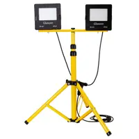 Прожектор светодиодный GLANZEN FAD-0025-2X50 50 Вт 6500К IP65 цвет черный