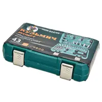 Набор инструментов Кузьмич Эксперт НИК-022/43, 43 предмета