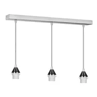 Основание подвесного светильника 33 ИДЕИ PND.102.03.02.NI E27 3 лампы 18 м² цвет никель