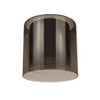 Плафон для люстры 33 ИДЕИ стеклянный цвет зеркало Ø13 см