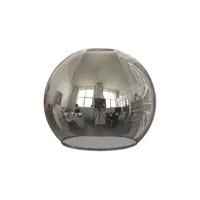 Плафон для люстры 33 ИДЕИ стеклянный цвет зеркало Ø16 см