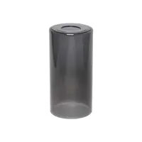 Плафон для люстры 33 ИДЕИ стеклянный цвет серый Ø10 см