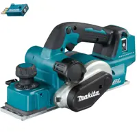Рубанок аккумуляторный бесщеточный Makita DKP181ZU, 18 В Li-Ion, 82 мм, без АКБ и ЗУ
