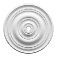 Декоративная потолочная розетка из гипса белая Artpole SRT6, 36 см