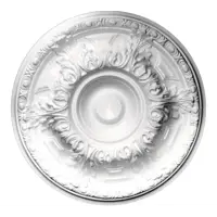 Декоративная потолочная розетка Glanzepol R8 полистирол 48.5 см белая