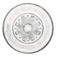 Декоративная потолочная розетка Glanzepol R63 полистирол 63 см белая