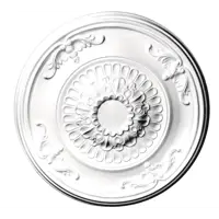 Декоративная потолочная розетка Glanzepol R42 полистирол 66.5 см белая