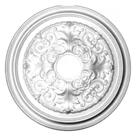 Декоративная потолочная розетка Glanzepol R58 полистирол 69 см белая