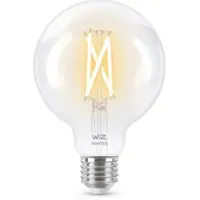 Лампа умная WIZ Wi-Fi BLE 60WG95E27927-65CL1PF/6 929003018201 E27 220-240 В 7 Вт шар большой прозрачная 806 Лм изменение