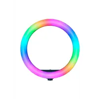 Светильник кольцевой светодиодный SOLMAX SM06849 Ø26 см с пультом управления