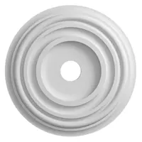 Декоративная потолочная розетка из гипса белая Artpole SRT4, 28 см