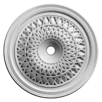 Декоративная потолочная розетка из гипса белая Artpole S3R7, 50 см