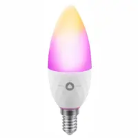 Лампа светодиодная Яндекс YNDX-00017 YNDX-00017 E14 220-240 В 4.80 Вт свеча матовая 430 Лм изменение цвета RGB