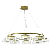 Светильник подвесной светодиодный IMEX PLC-7046-1000 10 м² изменение оттенков белого цвет золото