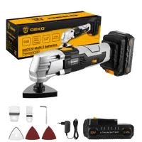 Реноватор аккумуляторный Deko DKOT20 Multi 063-4425, 20 В 2x2 Ач с набором